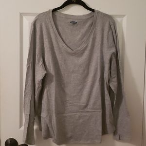 Long Sleeve V-Neck Tee